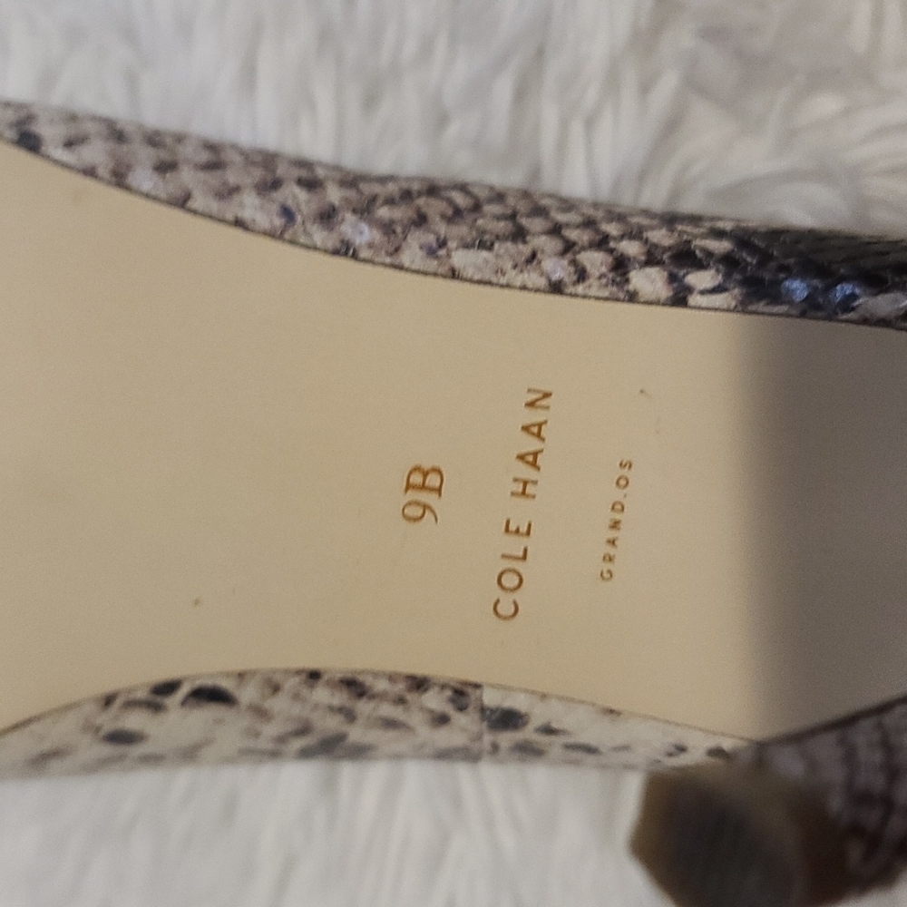 Cole Haan | snake skin heel | sz 9 - Picture 7 of 13